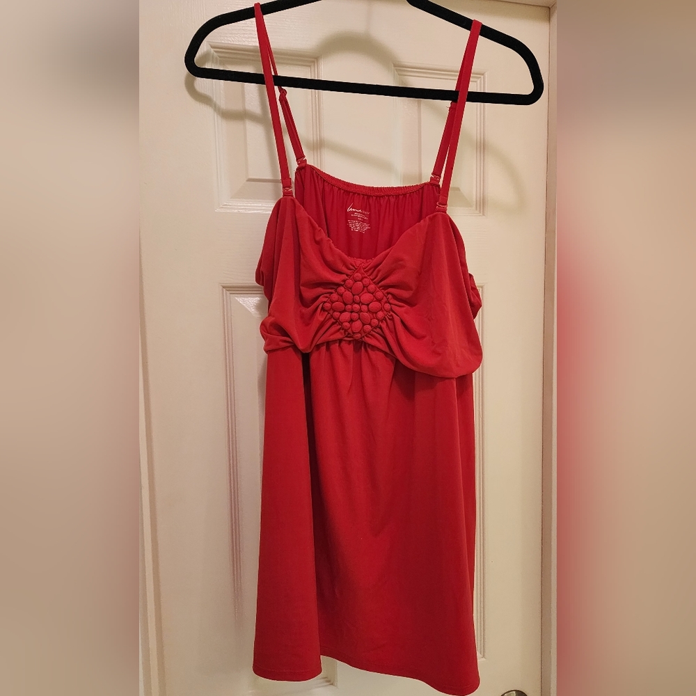 Lane Bryant red strap tank top 22/24